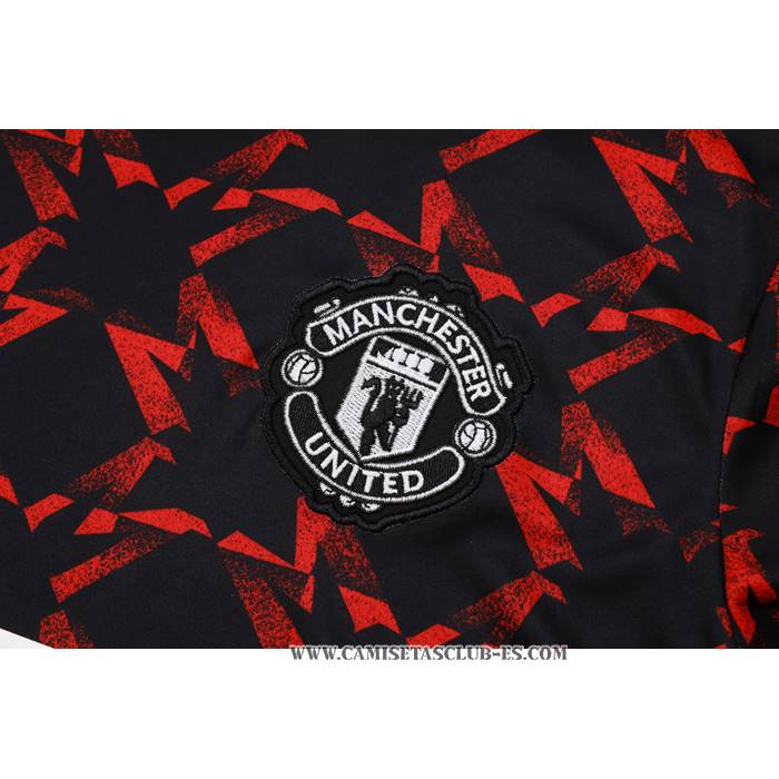 Chandal del Manchester United 24-25 Manga Corta Rojo - Pantalon Corto